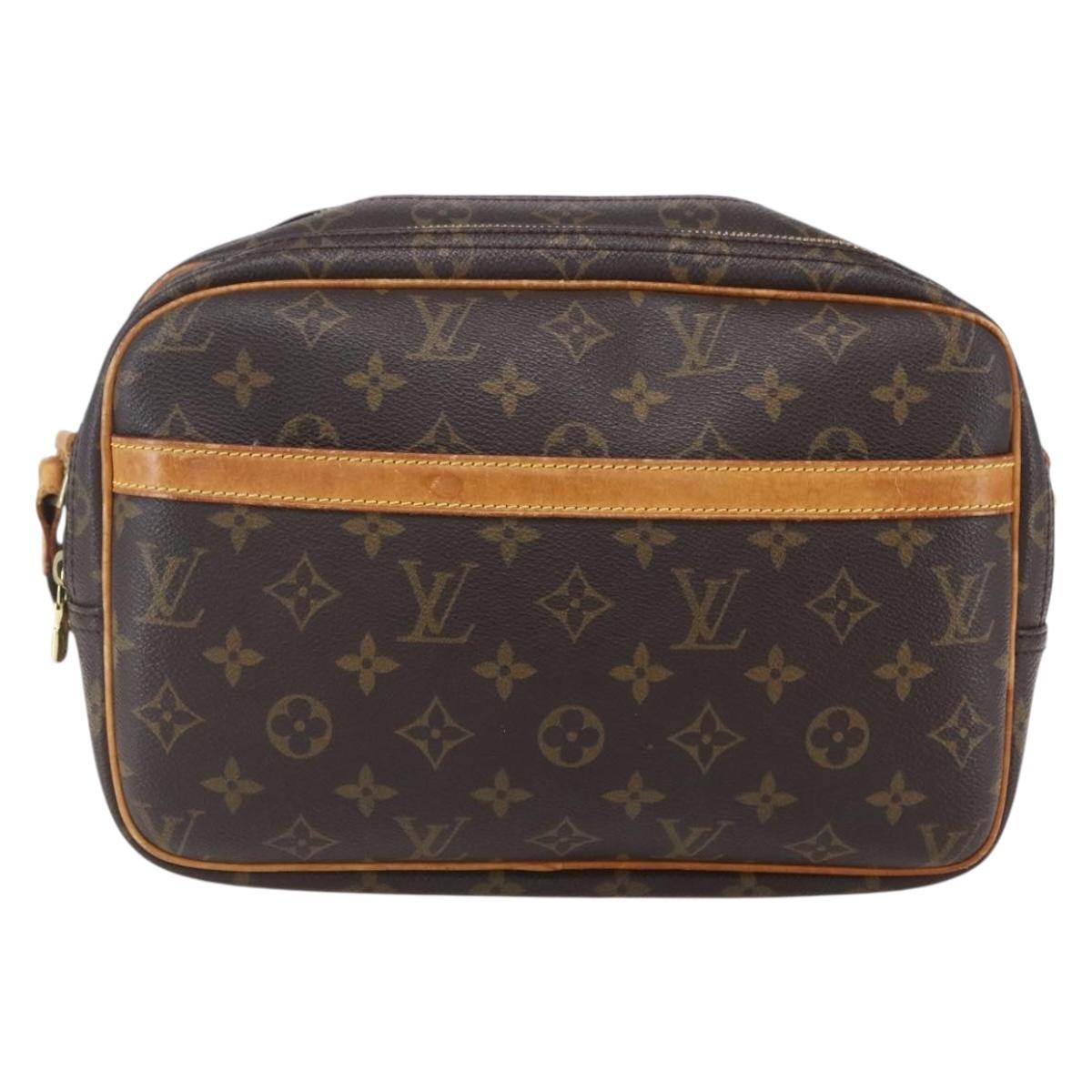 LOUIS VUITTON Monogram Reporter PM Shoulder Bag M45254 LV Auth ka162