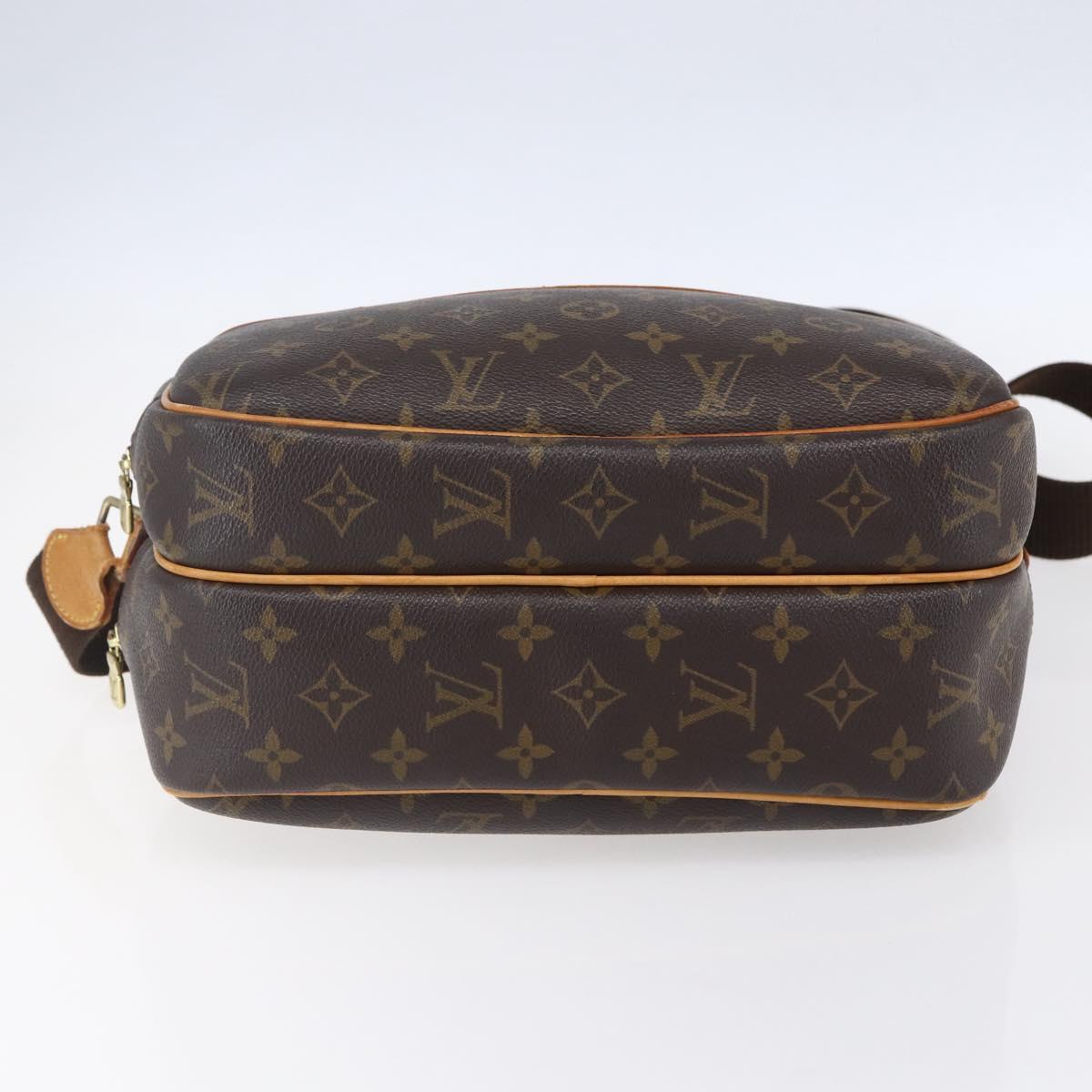 LOUIS VUITTON Monogram Reporter PM Shoulder Bag M45254 LV Auth ka162