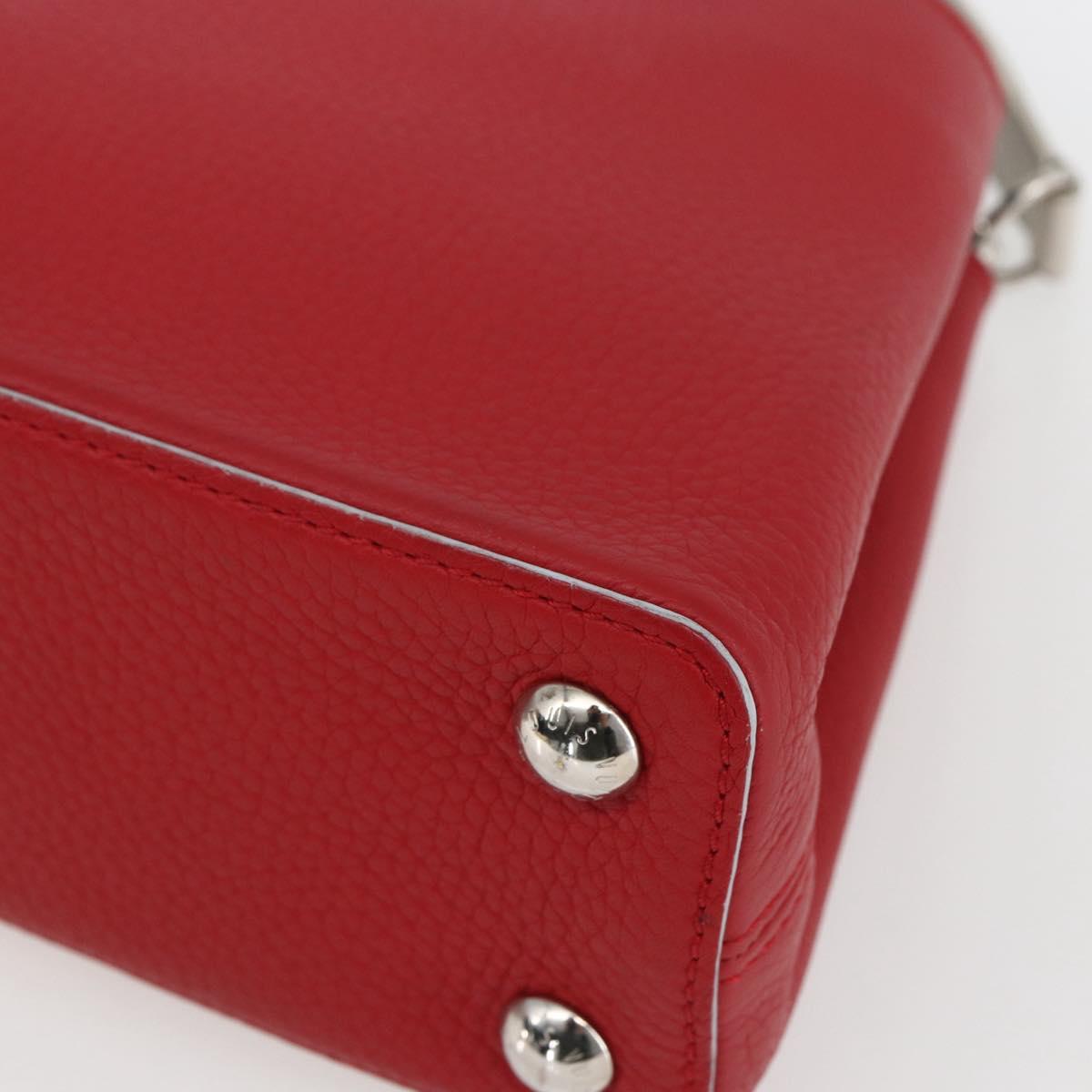 LOUIS VUITTON Capusine BB Hand Bag Taurillon Leather 2way LV Auth ka1625SAM