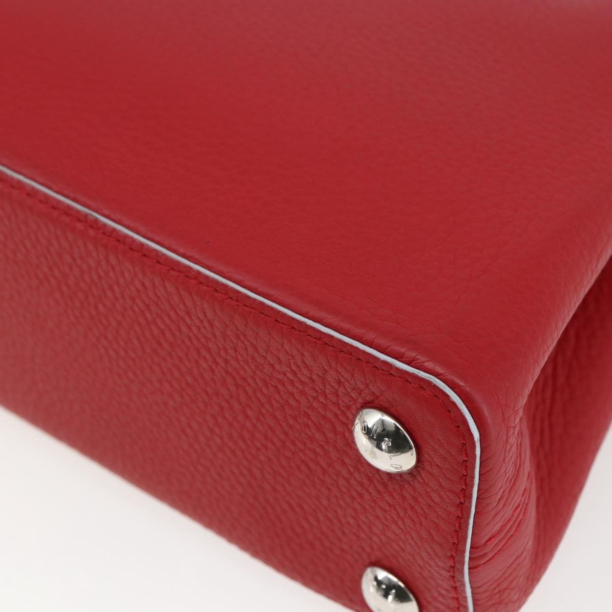 LOUIS VUITTON Capusine BB Hand Bag Taurillon Leather 2way LV Auth ka1625SAM