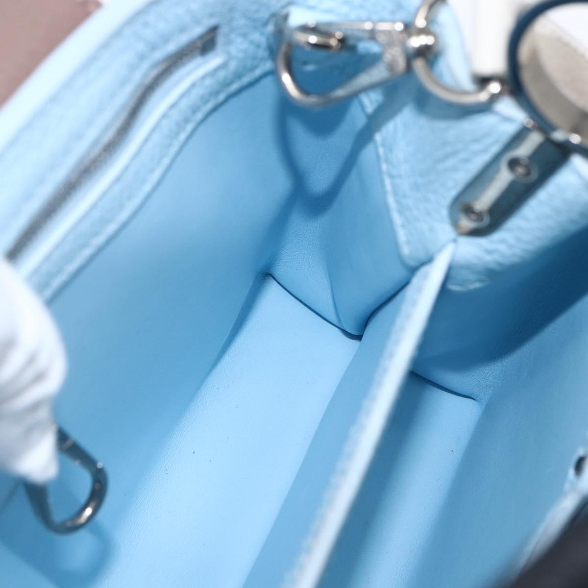 LOUIS VUITTON Capusine BB Hand Bag Taurillon Leather 2way LV Auth ka1625SAM