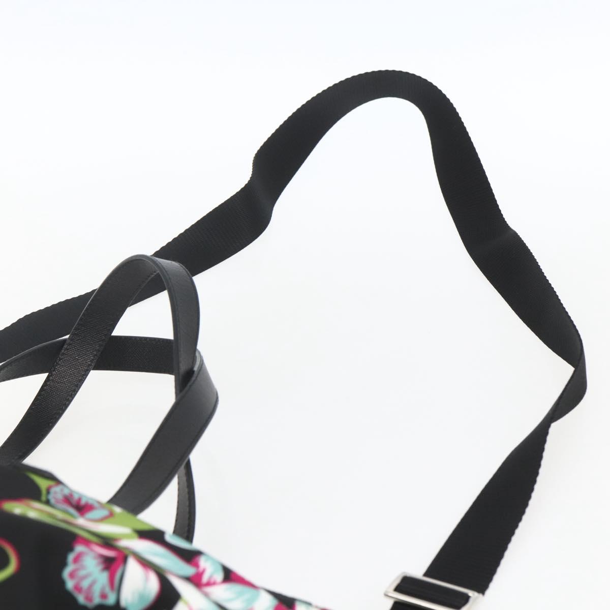 PRADA Tote Bag Nylon 2way Multicolor Silver Auth ka1634V