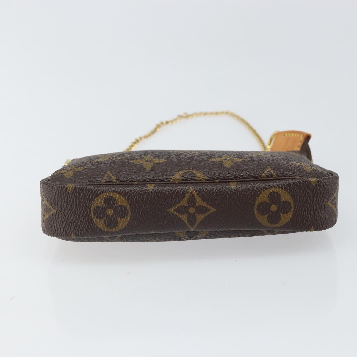 LOUIS VUITTON Monogram Mini Pochette Accessoires Pouch M58009 LV Auth ka1652