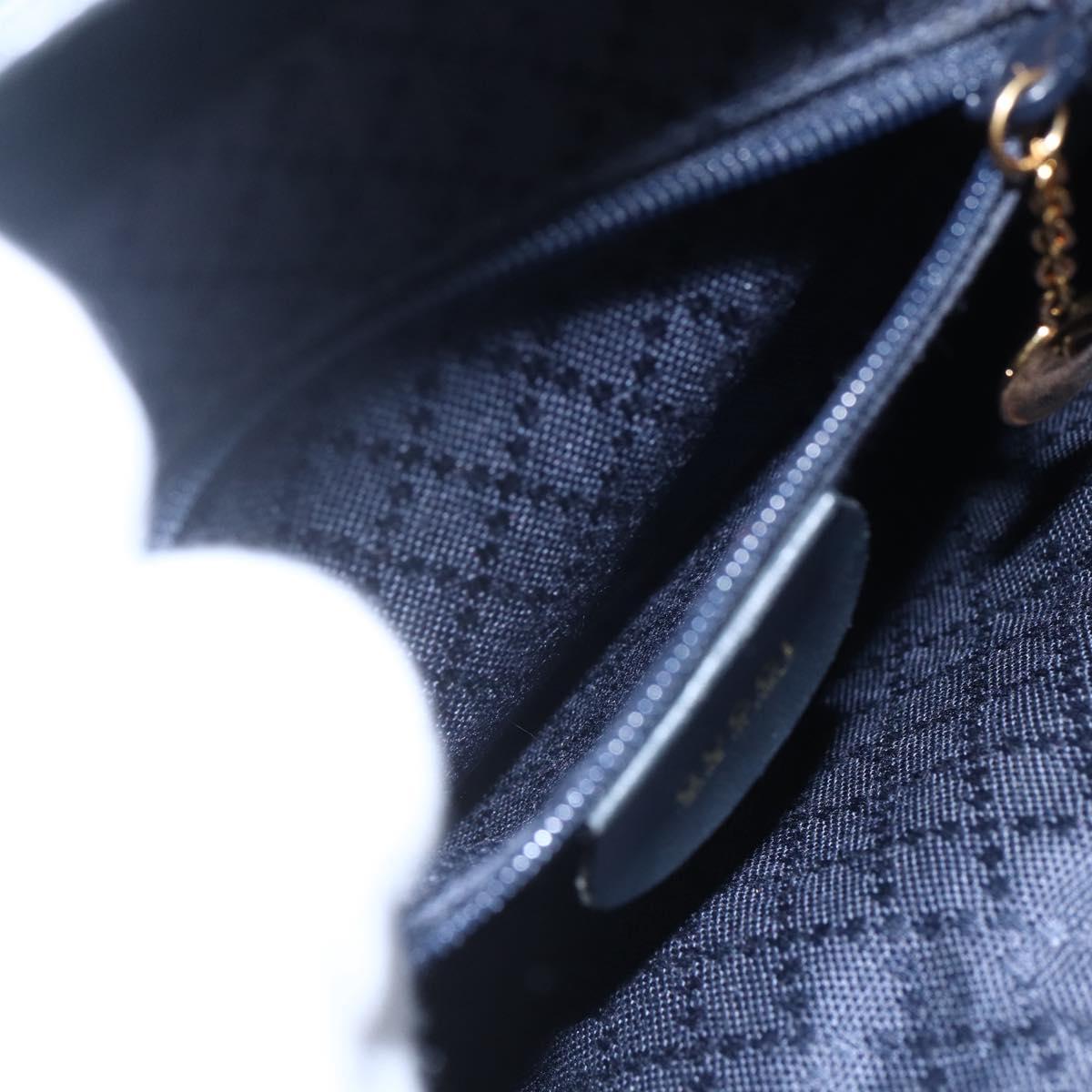 GUCCI Bamboo Backpack Leather Black Gold 003 1956 0030 Auth ka167