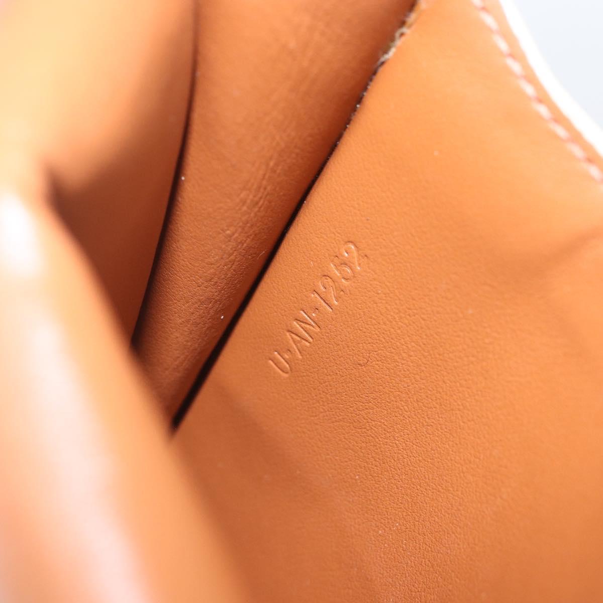 CELINE Triomphe Pouch Shoulder Bag PVC Beige Auth ka1704V