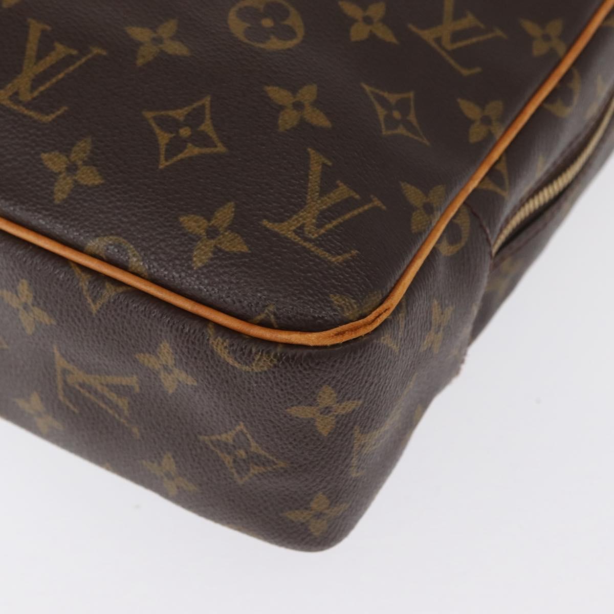 LOUIS VUITTON Monogram Porte Documents Pegas Hand Bag M53343 LV Auth ka1757