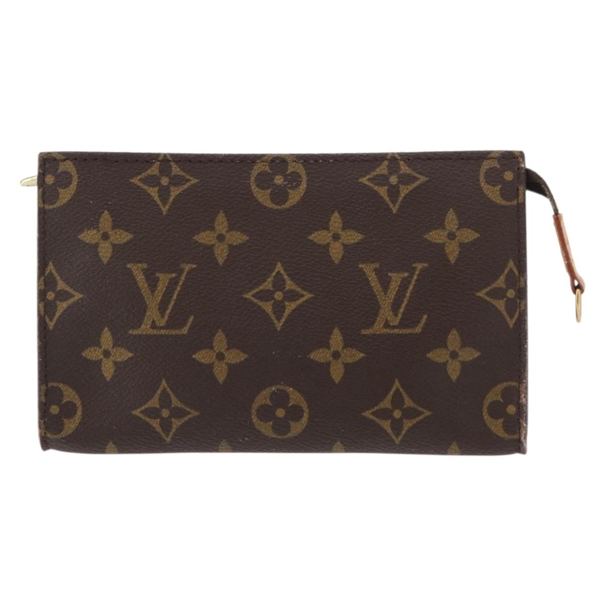 LOUIS VUITTON Monogram Bucket PM Accessory Pouch LV Auth ka176
