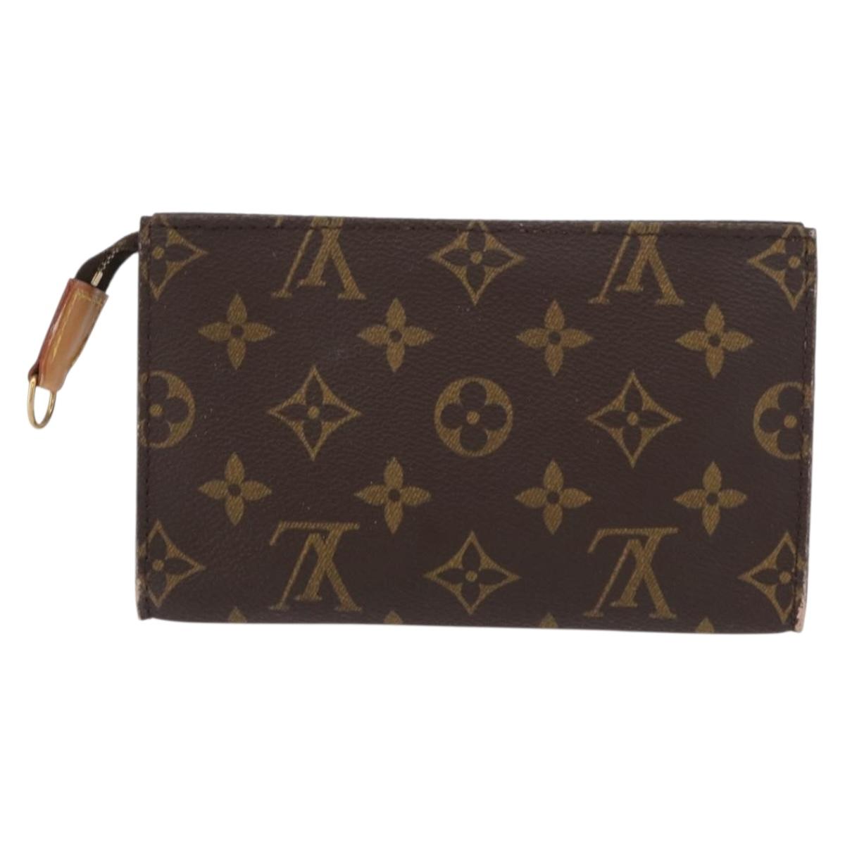 LOUIS VUITTON Monogram Bucket PM Accessory Pouch LV Auth ka176