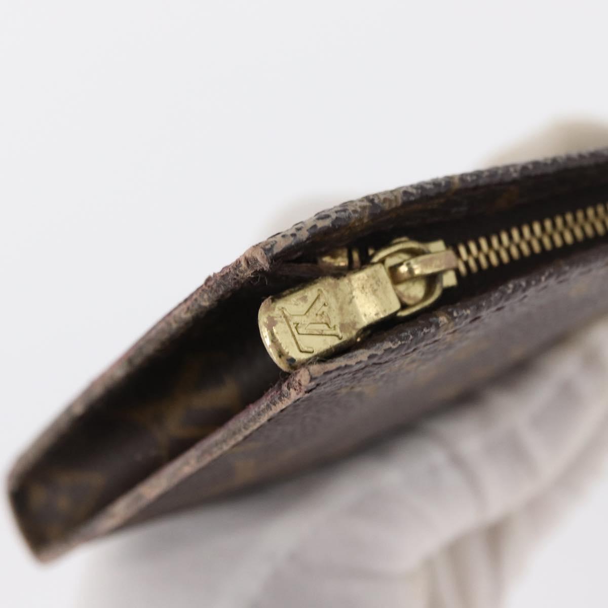 LOUIS VUITTON Monogram Bucket GM Accessory Pouch LV Auth ka1768