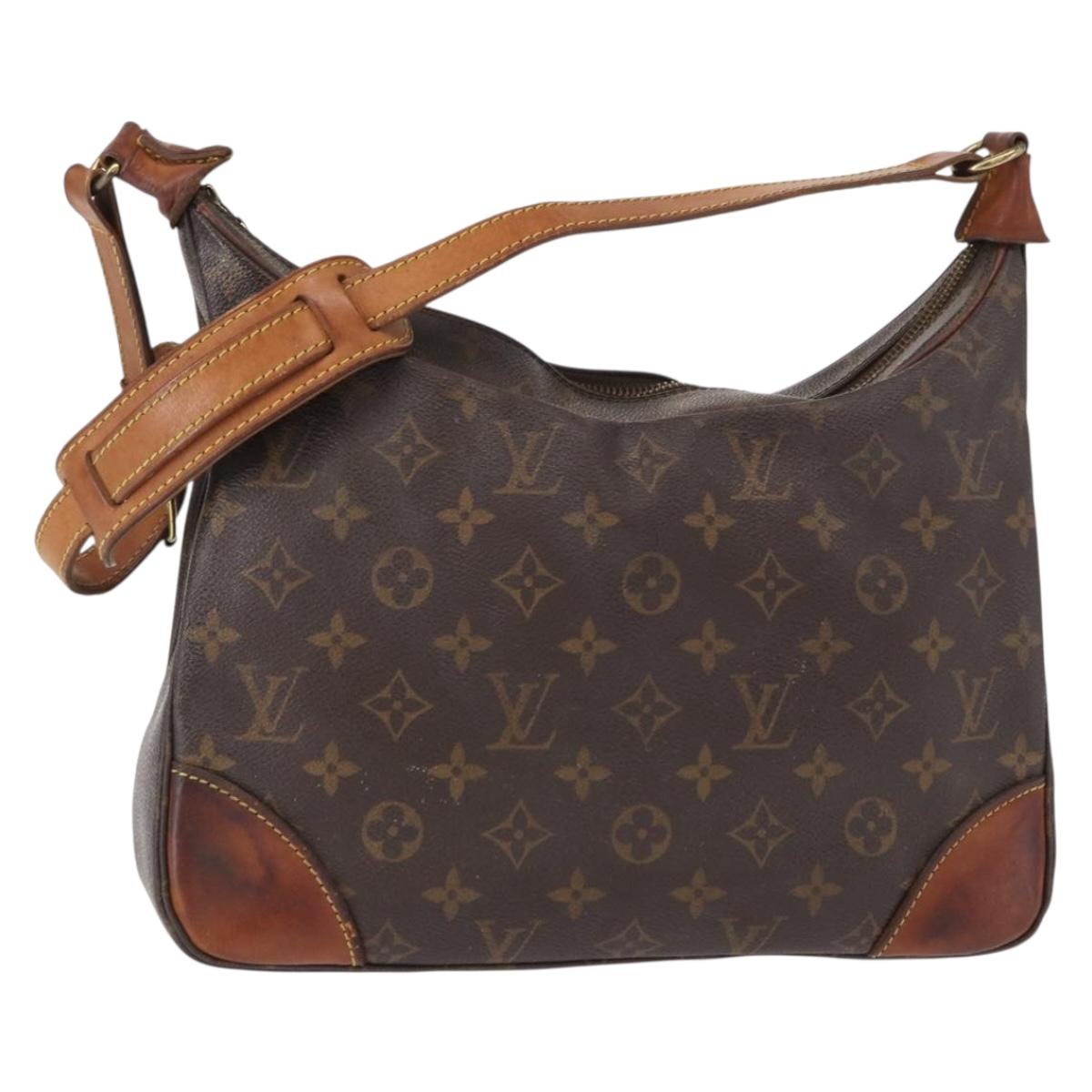 LOUIS VUITTON Monogram Boulogne 30 Shoulder Bag M51265 LV Auth ka177