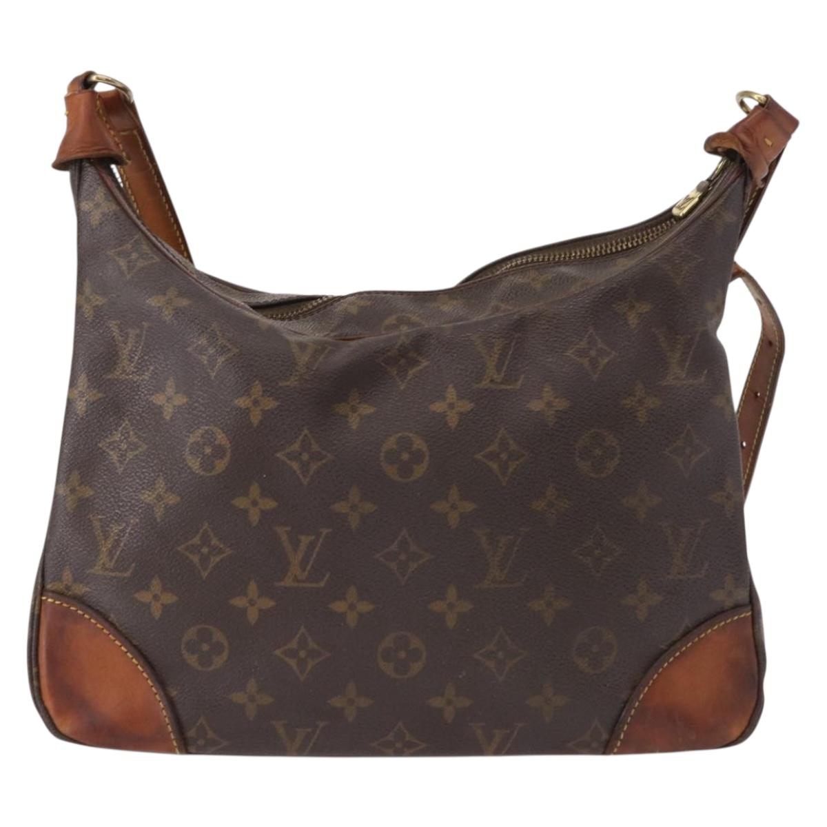 LOUIS VUITTON Monogram Boulogne 30 Shoulder Bag M51265 LV Auth ka177