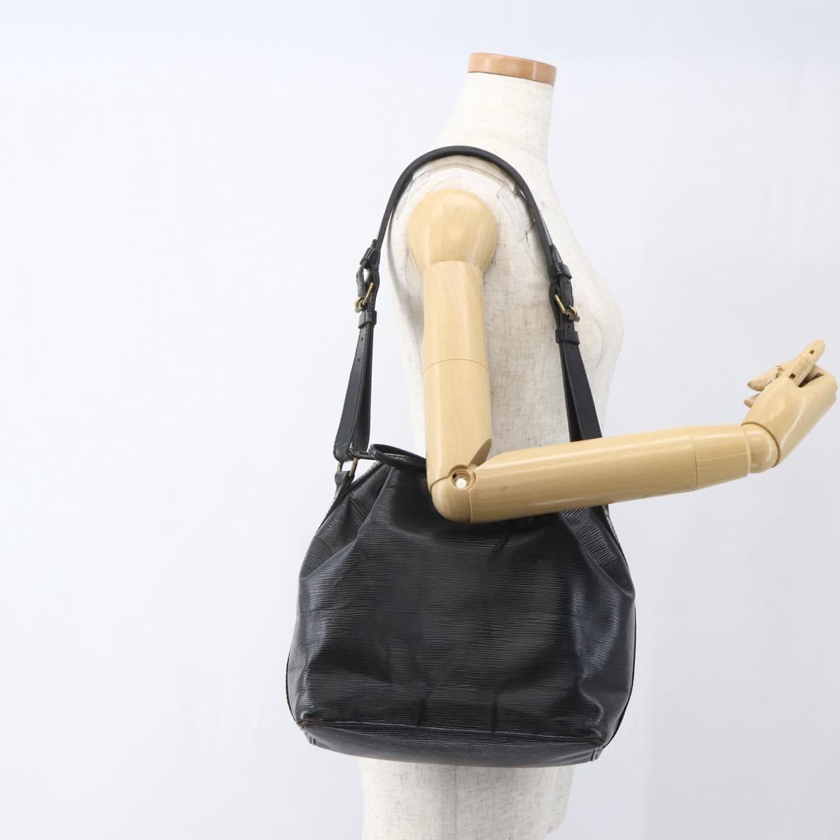 LOUIS VUITTON Epi Petit Noe Shoulder Bag Black M44102 LV Auth ka1772A