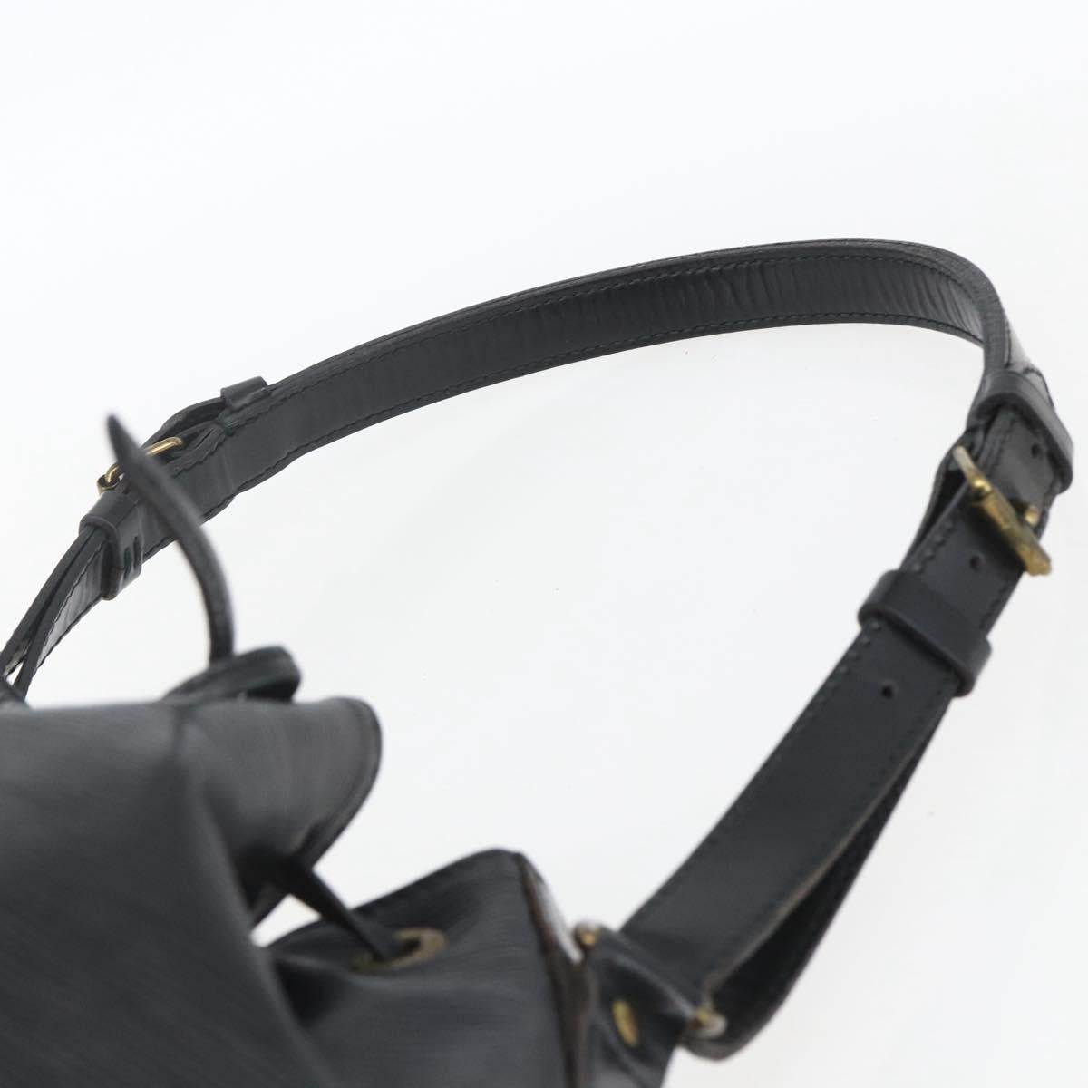 LOUIS VUITTON Epi Petit Noe Shoulder Bag Black M44102 LV Auth ka1772A