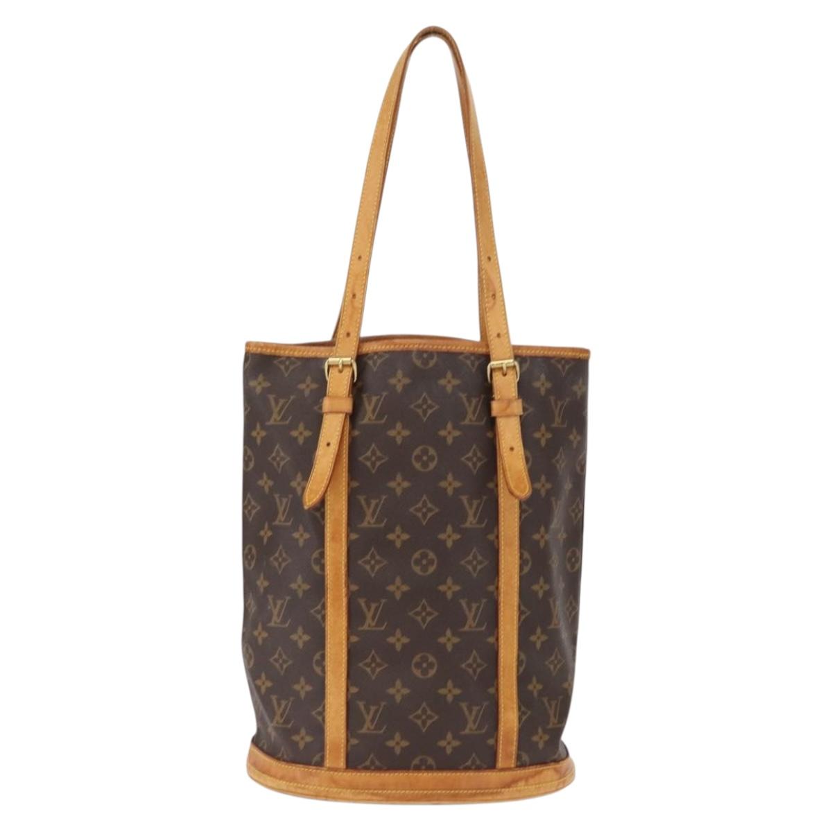 LOUIS VUITTON Monogram Bucket GM Shoulder Bag M42236 LV Auth ka1778
