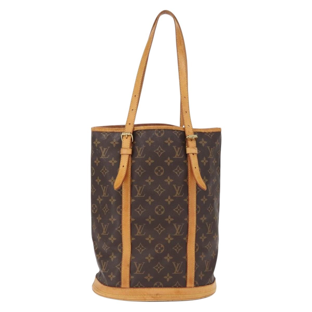 LOUIS VUITTON Monogram Bucket GM Shoulder Bag M42236 LV Auth ka1778