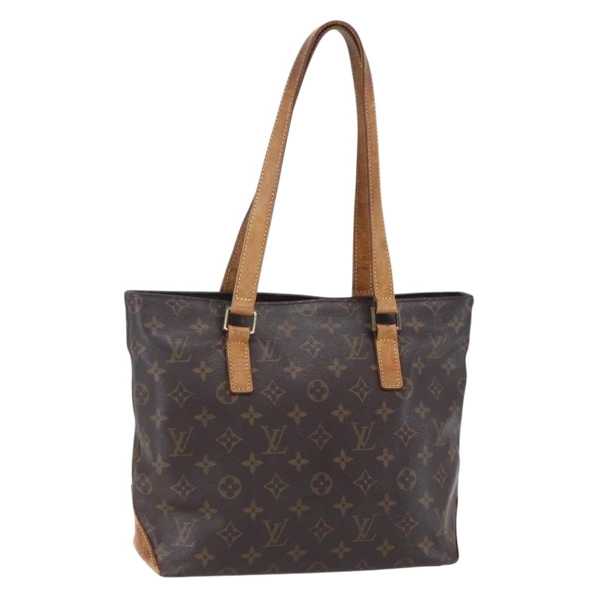 LOUIS VUITTON Monogram Cabas Piano Tote Bag M51148 LV Auth ka178