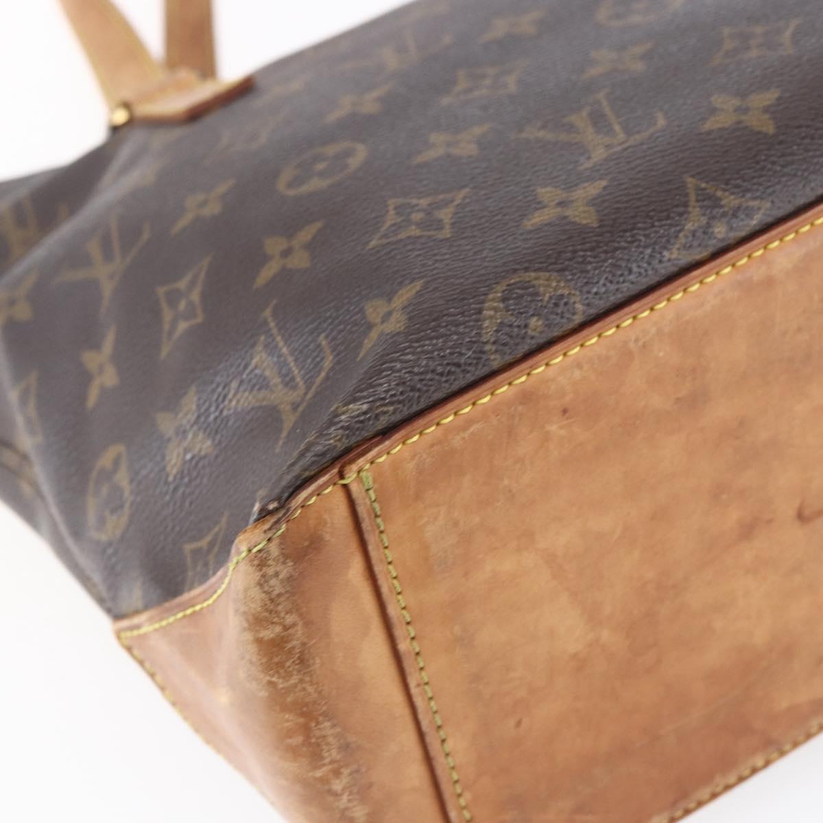 LOUIS VUITTON Monogram Cabas Piano Tote Bag M51148 LV Auth ka178