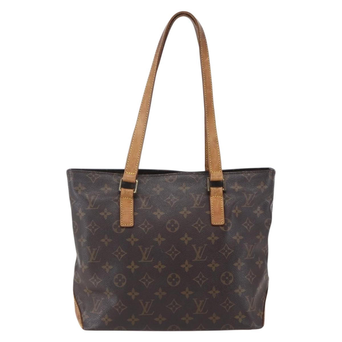 LOUIS VUITTON Monogram Cabas Piano Tote Bag M51148 LV Auth ka178
