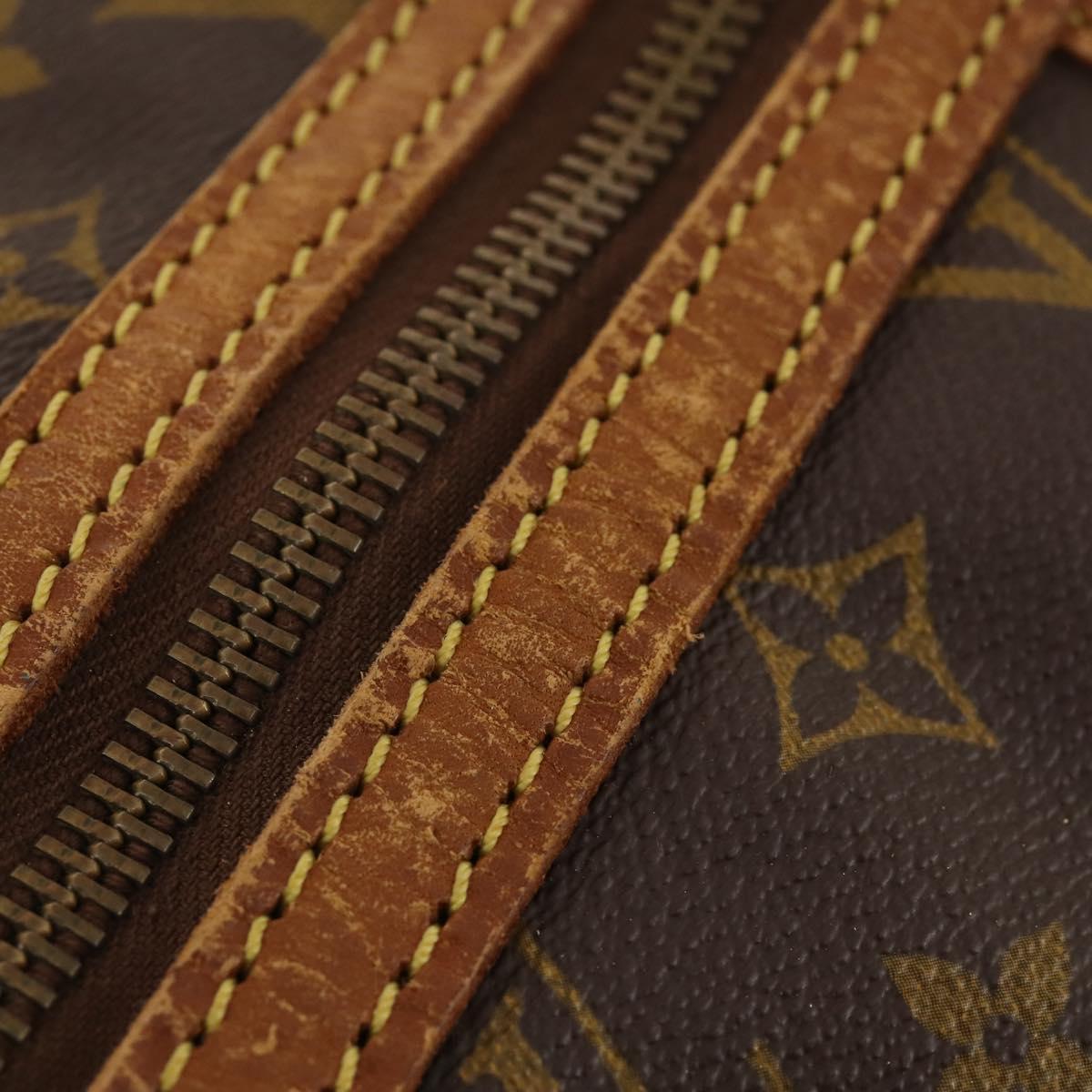 LOUIS VUITTON Monogram Sac Souple 45 Boston Bag M41624 LV Auth ka1790