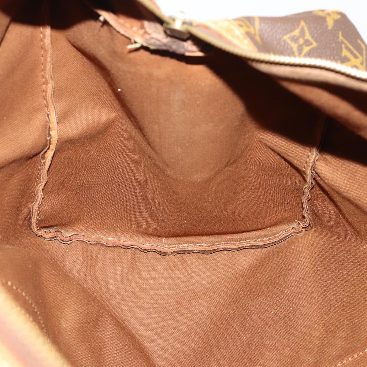 LOUIS VUITTON Monogram Sac Souple 45 Boston Bag M41624 LV Auth ka1790