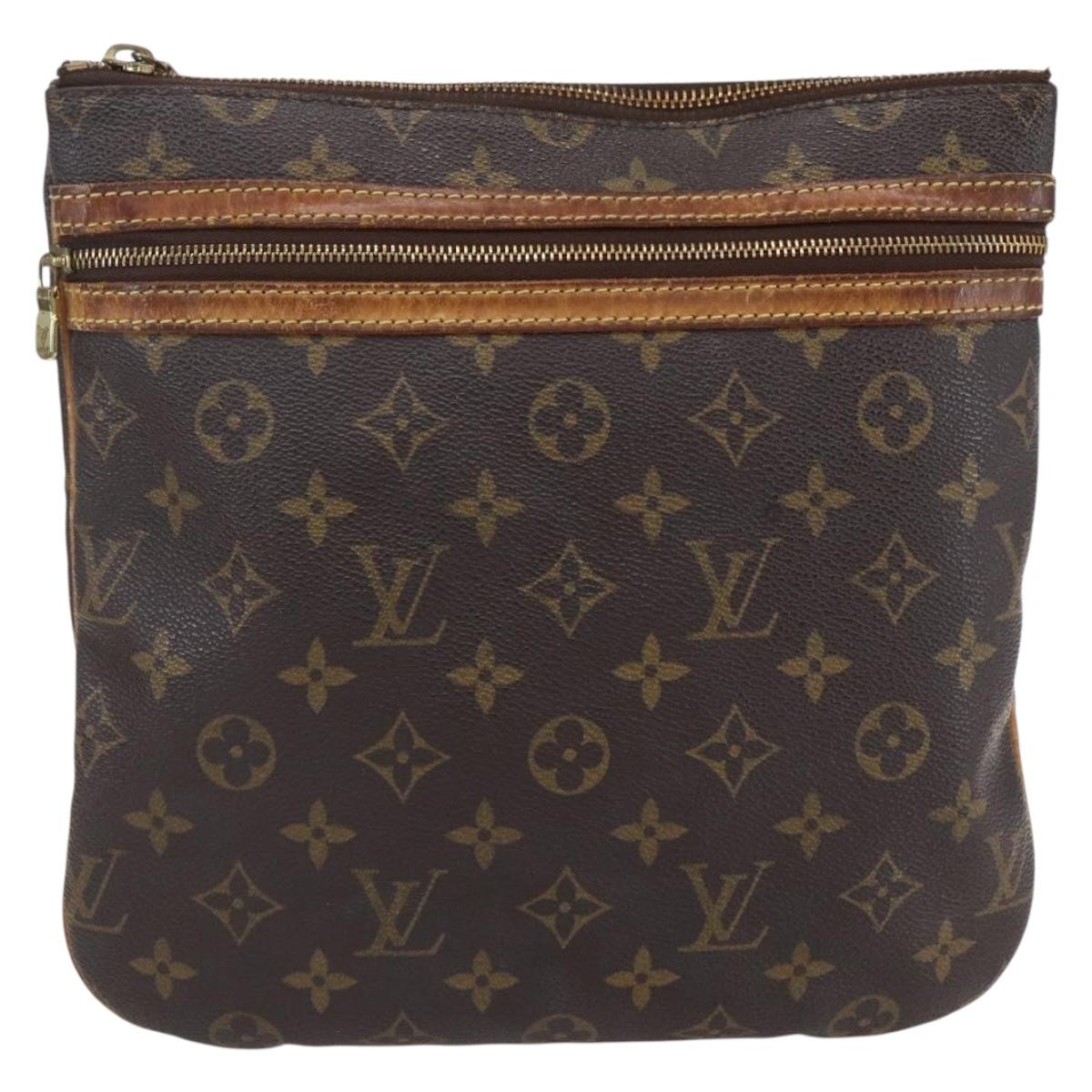 LOUIS VUITTON Monogram Pochette Bosphore Shoulder Bag M40044 LV Auth ka180