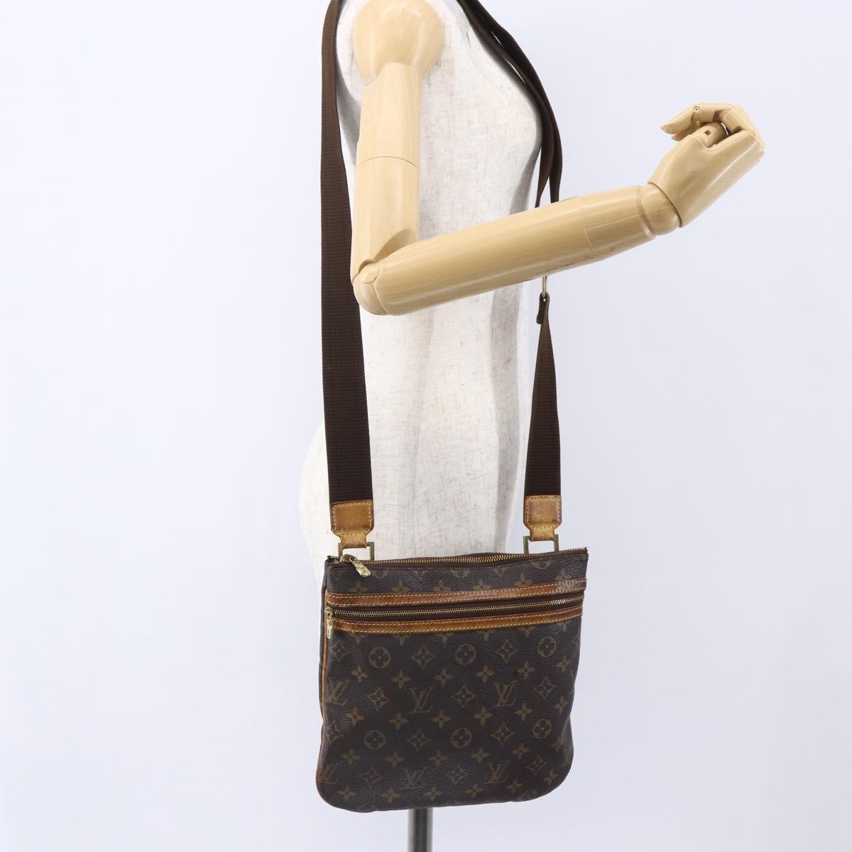 LOUIS VUITTON Monogram Pochette Bosphore Shoulder Bag M40044 LV Auth ka180