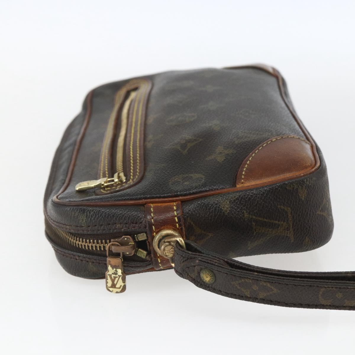 LOUIS VUITTON Monogram Marly Dragonne GM Clutch Bag M51825 LV Auth ka1819