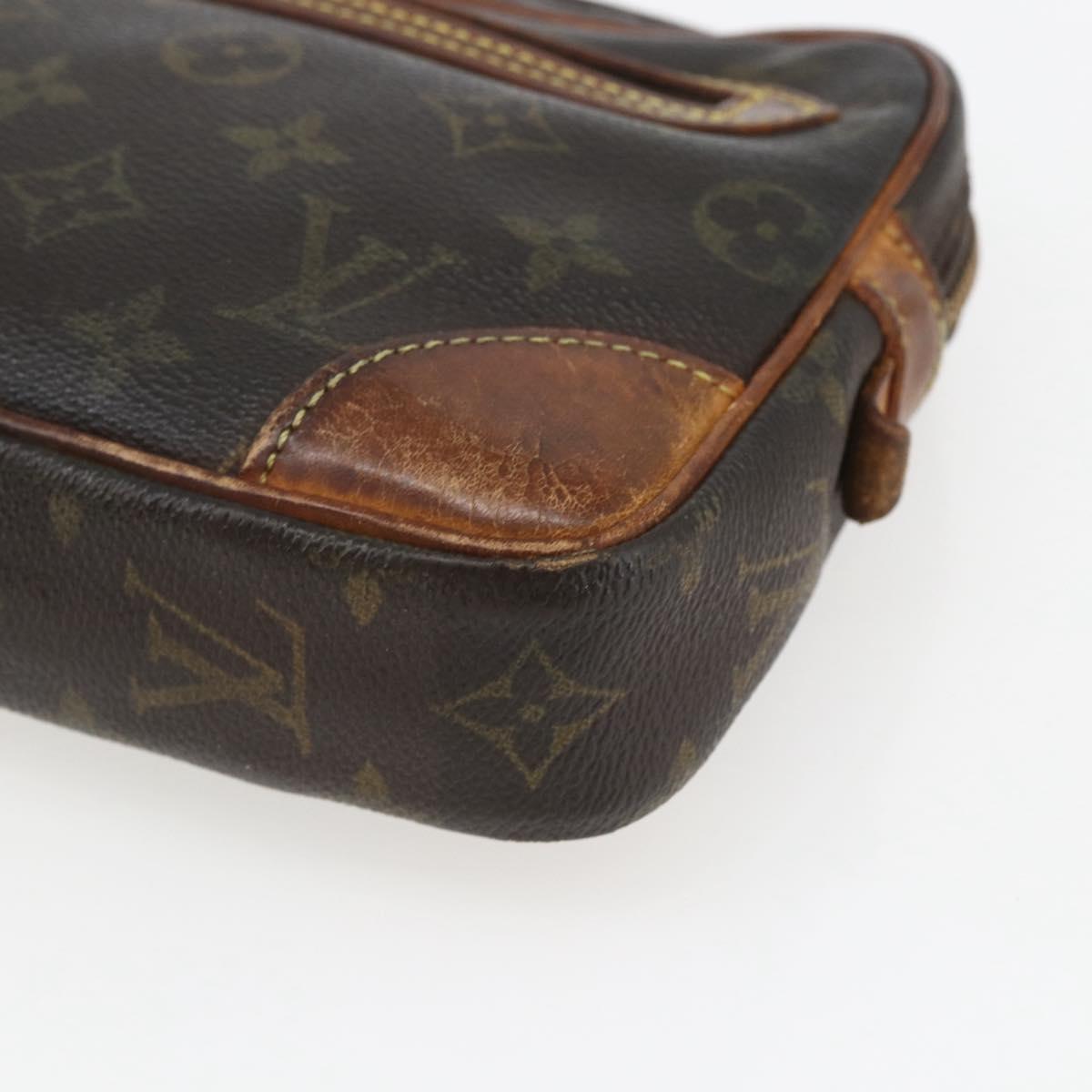LOUIS VUITTON Monogram Marly Dragonne GM Clutch Bag M51825 LV Auth ka1819