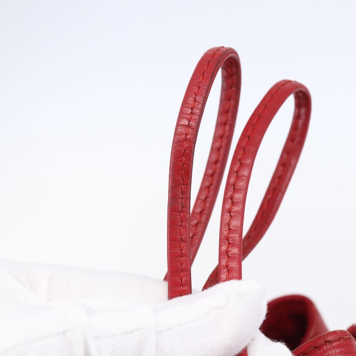 LOUIS VUITTON Epi Noe Shoulder Bag Red M44007 LV Auth ka182