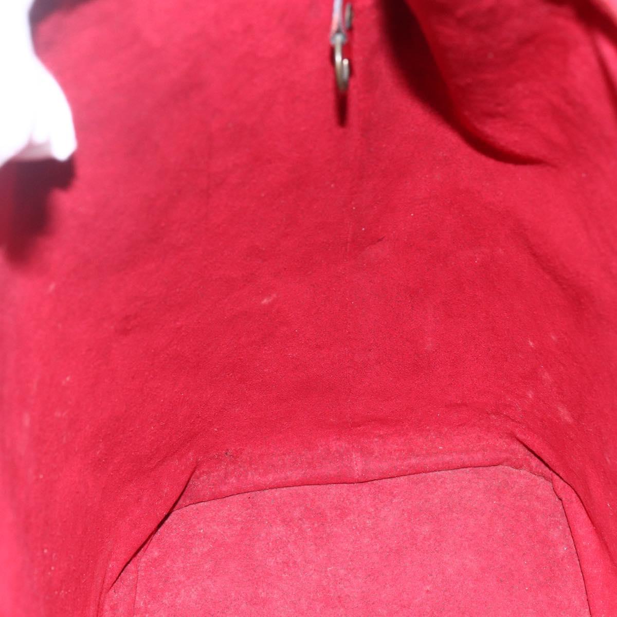 LOUIS VUITTON Epi Noe Shoulder Bag Red M44007 LV Auth ka182