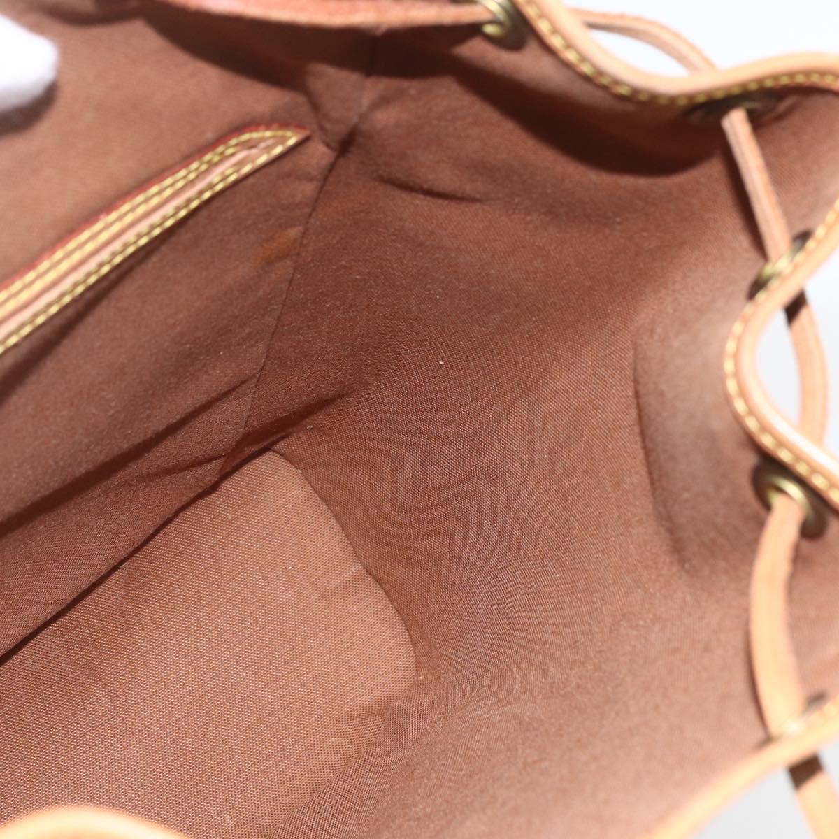 LOUIS VUITTON Monogram Montsouris MM Backpack M51136 LV Auth ka1825