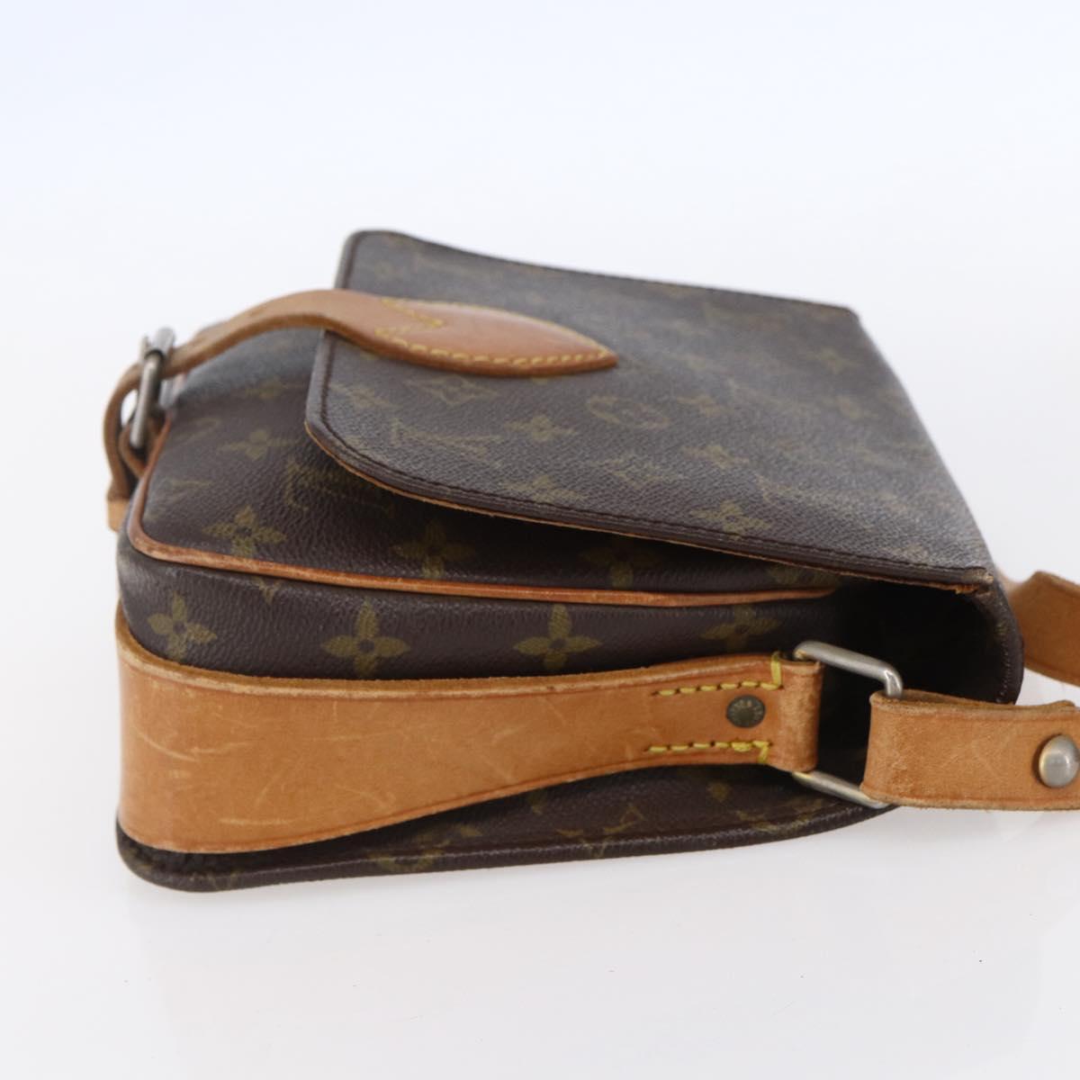 LOUIS VUITTON Monogram Cartouchiere MM Shoulder Bag Vintage M51253 LV Auth ka183