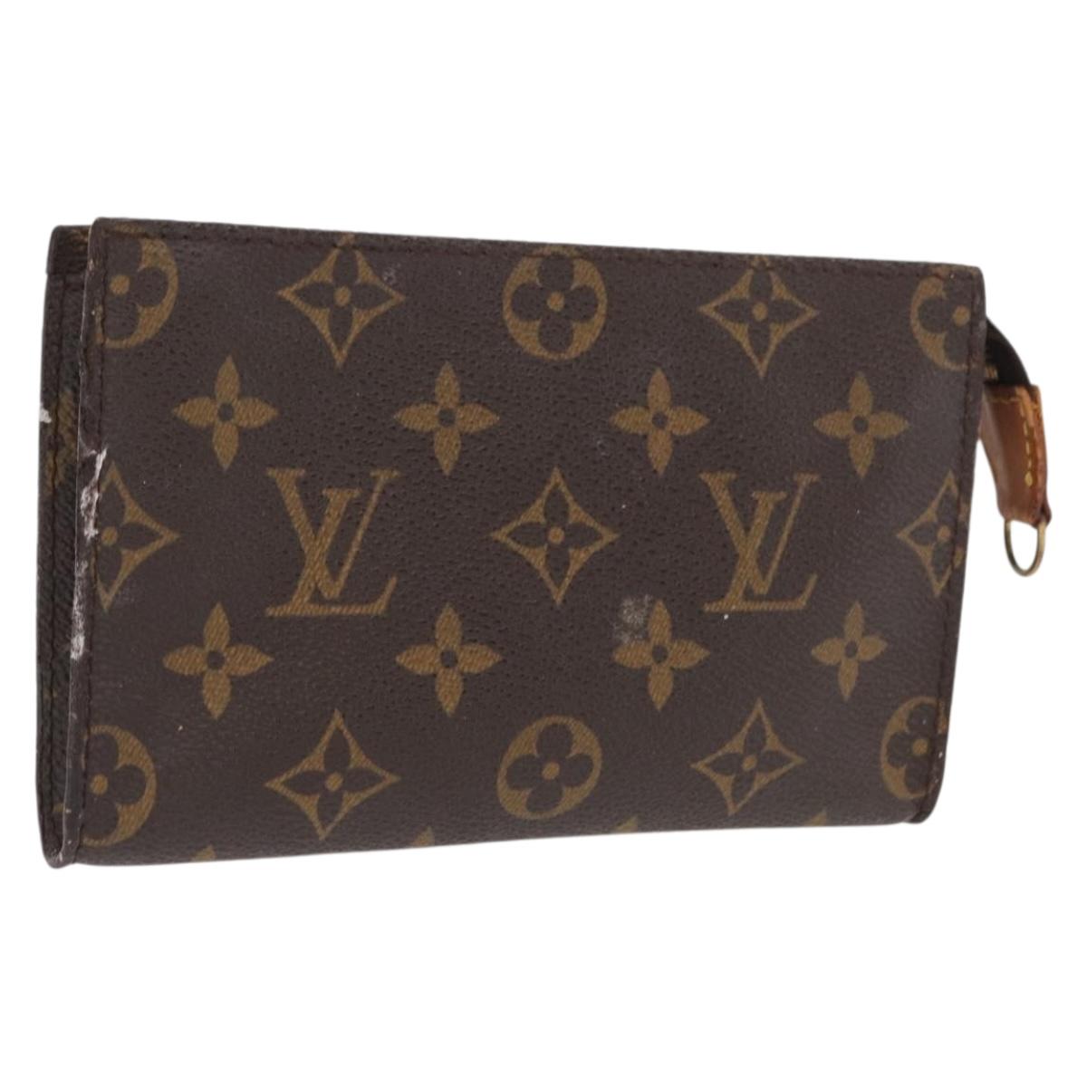 LOUIS VUITTON Monogram Bucket PM Accessory Pouch LV Auth ka1842