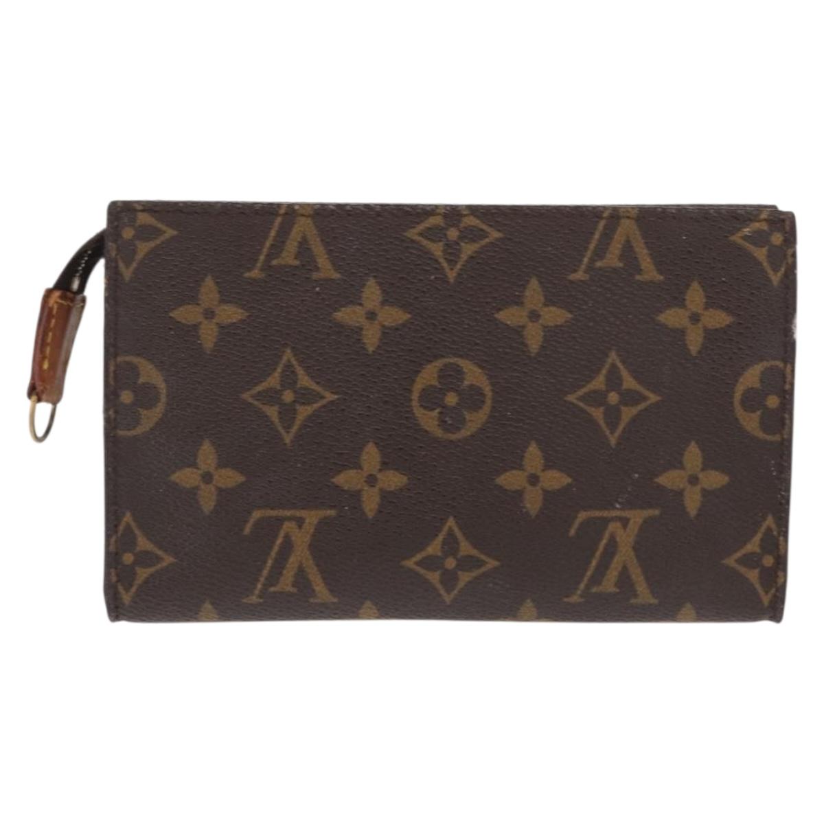 LOUIS VUITTON Monogram Bucket PM Accessory Pouch LV Auth ka1842