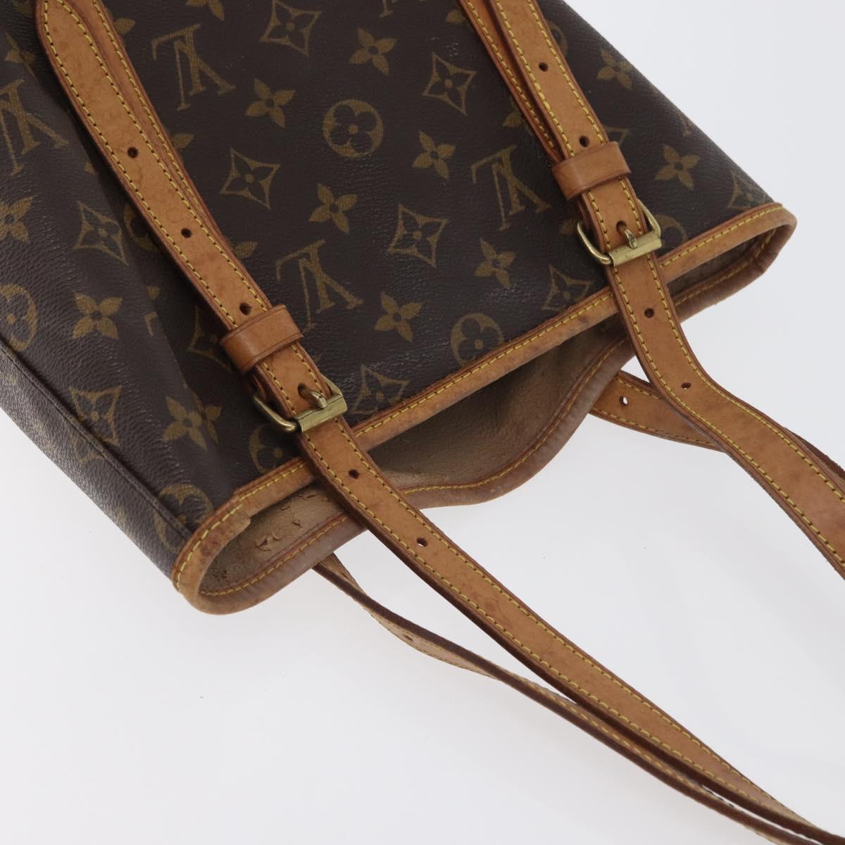 LOUIS VUITTON Monogram Bucket GM Shoulder Bag M42236 LV Auth ka1845