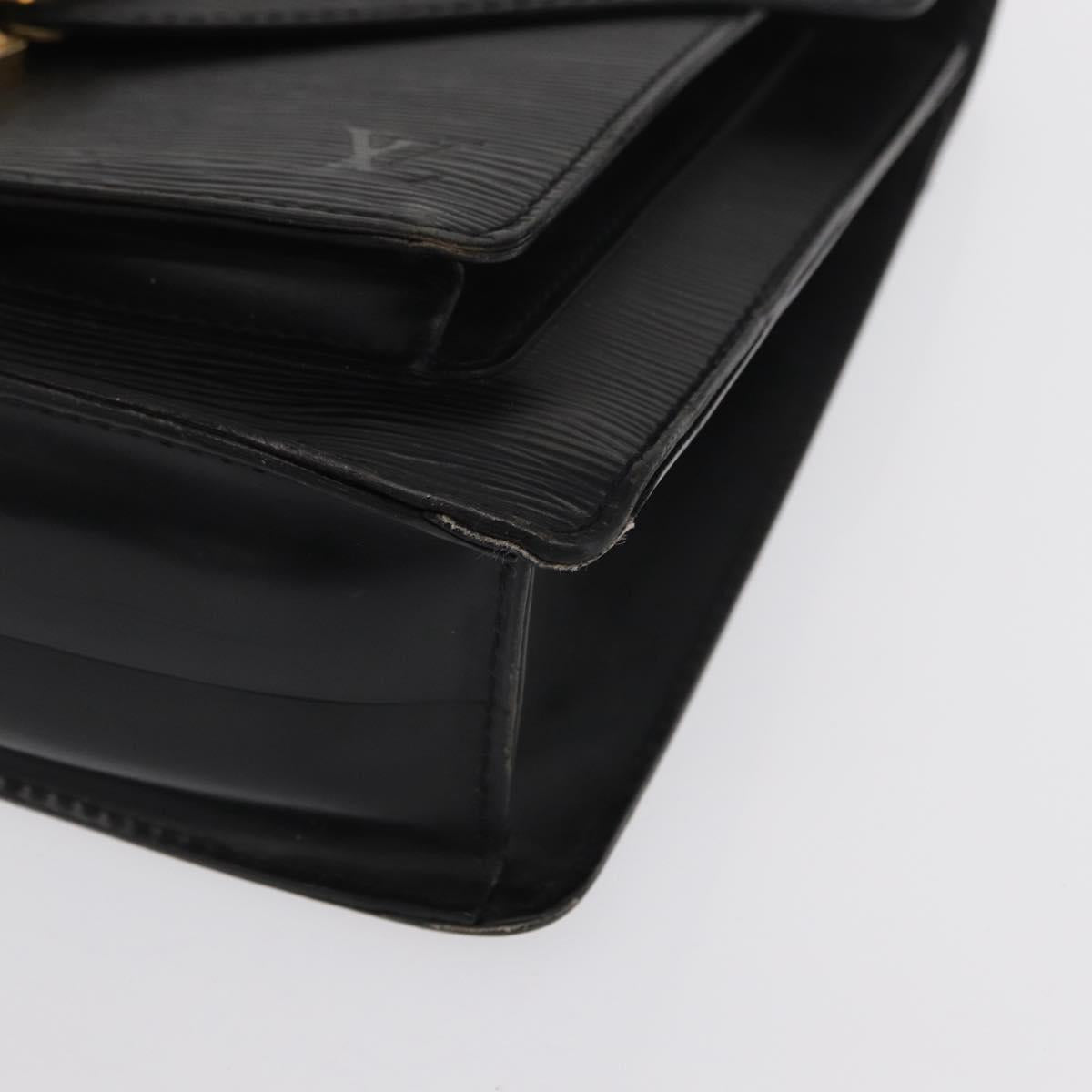 LOUIS VUITTON Epi Monceau 28 Hand Bag Black M52122 LV Auth ka1852
