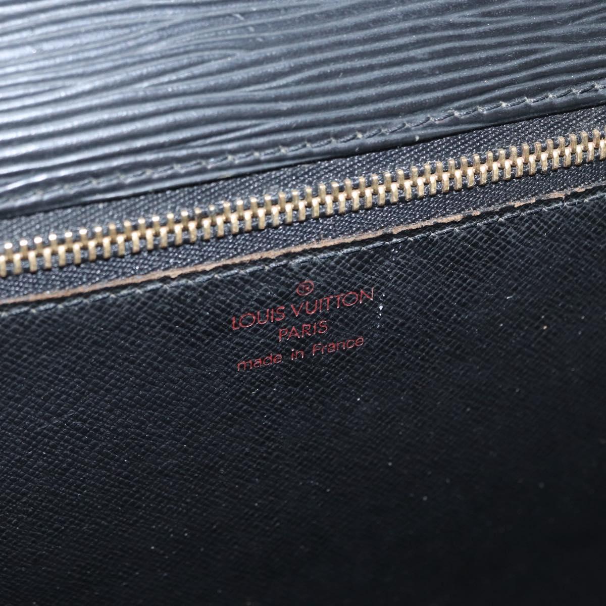 LOUIS VUITTON Epi Monceau 28 Hand Bag Black M52122 LV Auth ka1852