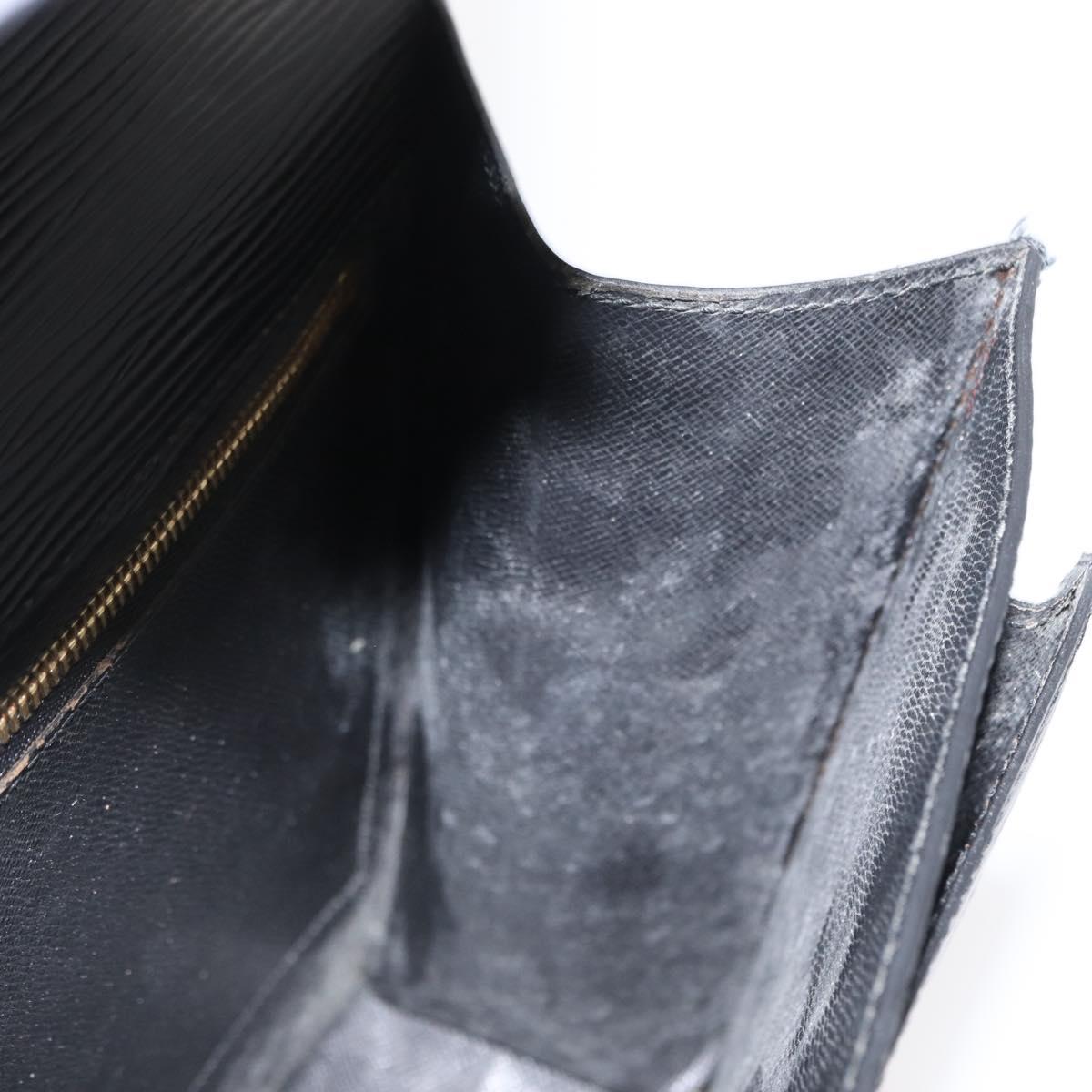 LOUIS VUITTON Epi Monceau 28 Hand Bag Black M52122 LV Auth ka1852
