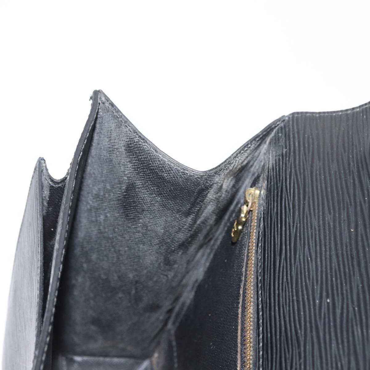 LOUIS VUITTON Epi Monceau 28 Hand Bag Black M52122 LV Auth ka1852