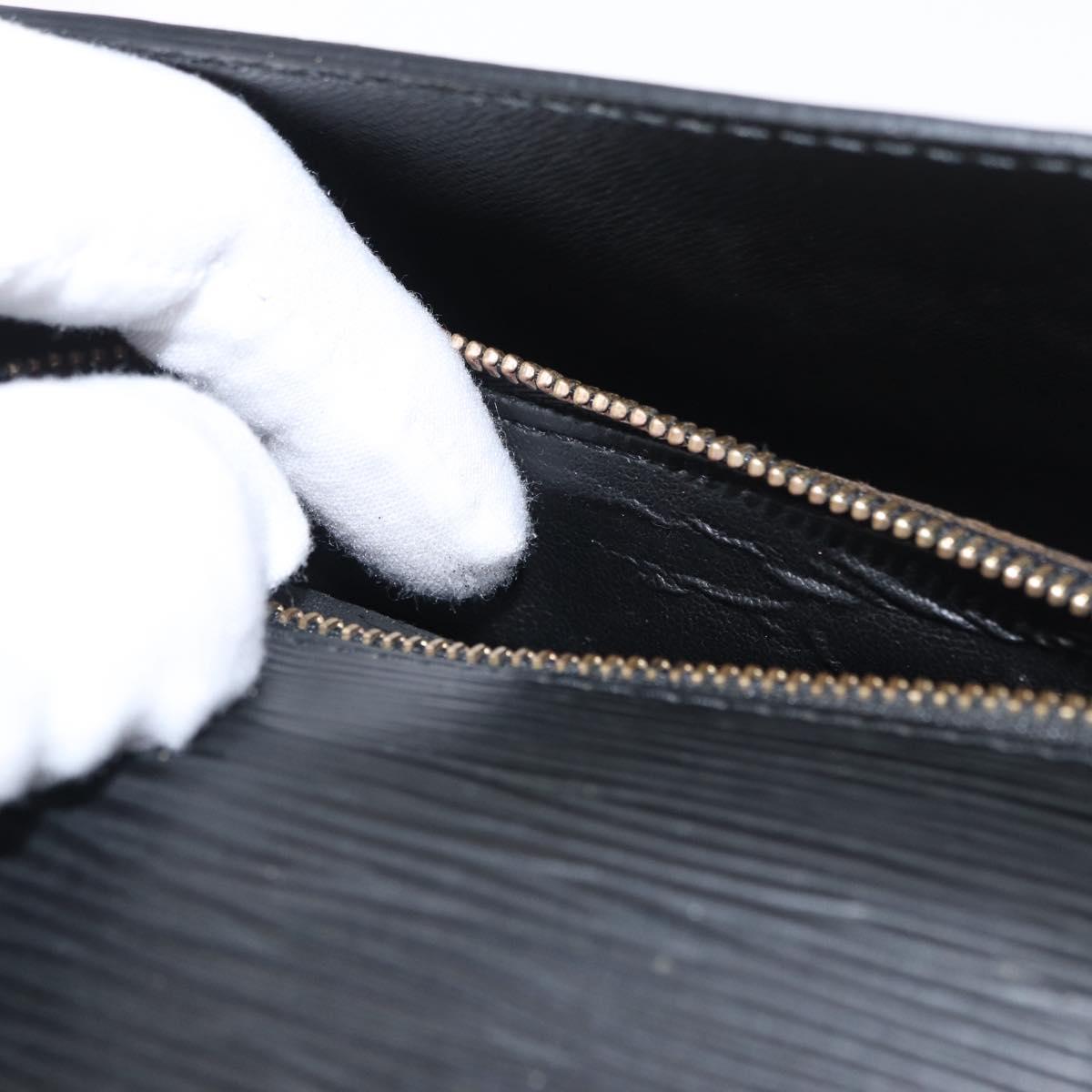 LOUIS VUITTON Epi Monceau 28 Hand Bag Black M52122 LV Auth ka1852