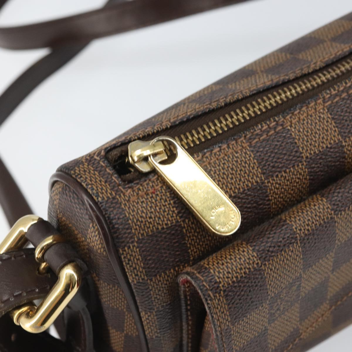 LOUIS VUITTON Damier Ebene Ravello GM Shoulder Bag N60006 LV Auth ka1855