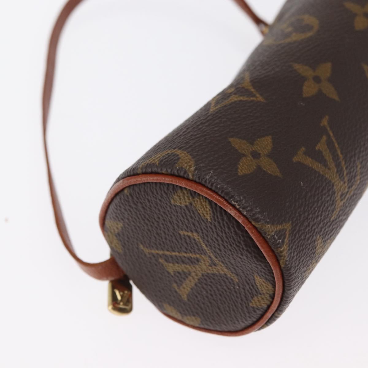 LOUIS VUITTON Monogram Papillon Pouch LV Auth ka1858