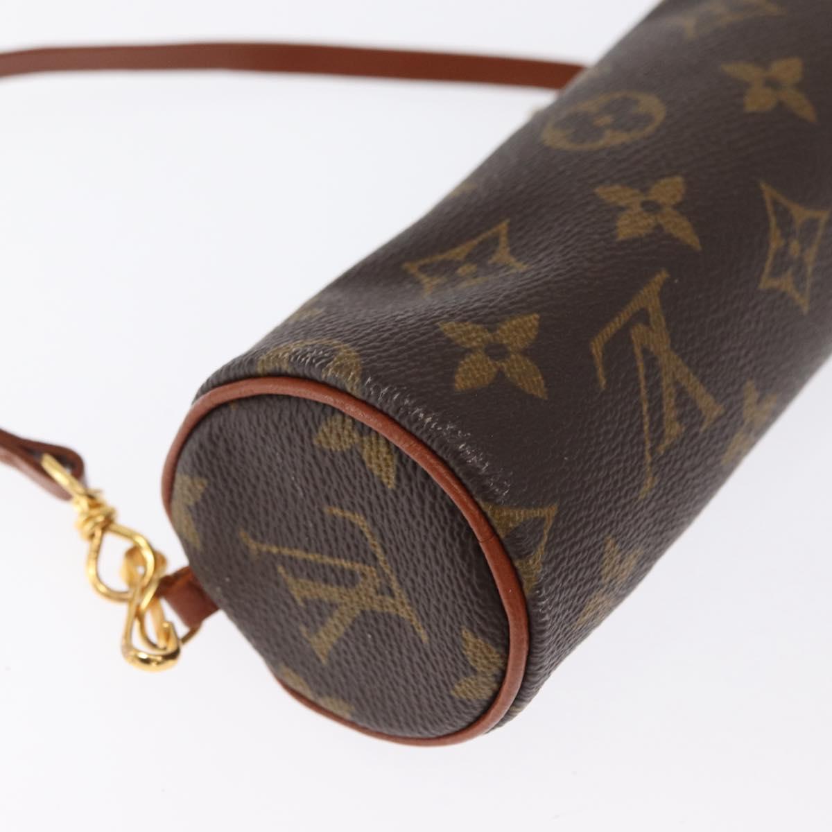 LOUIS VUITTON Monogram Papillon Pouch LV Auth ka1858