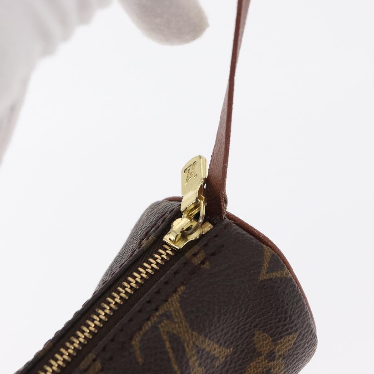 LOUIS VUITTON Monogram Papillon Pouch LV Auth ka1859