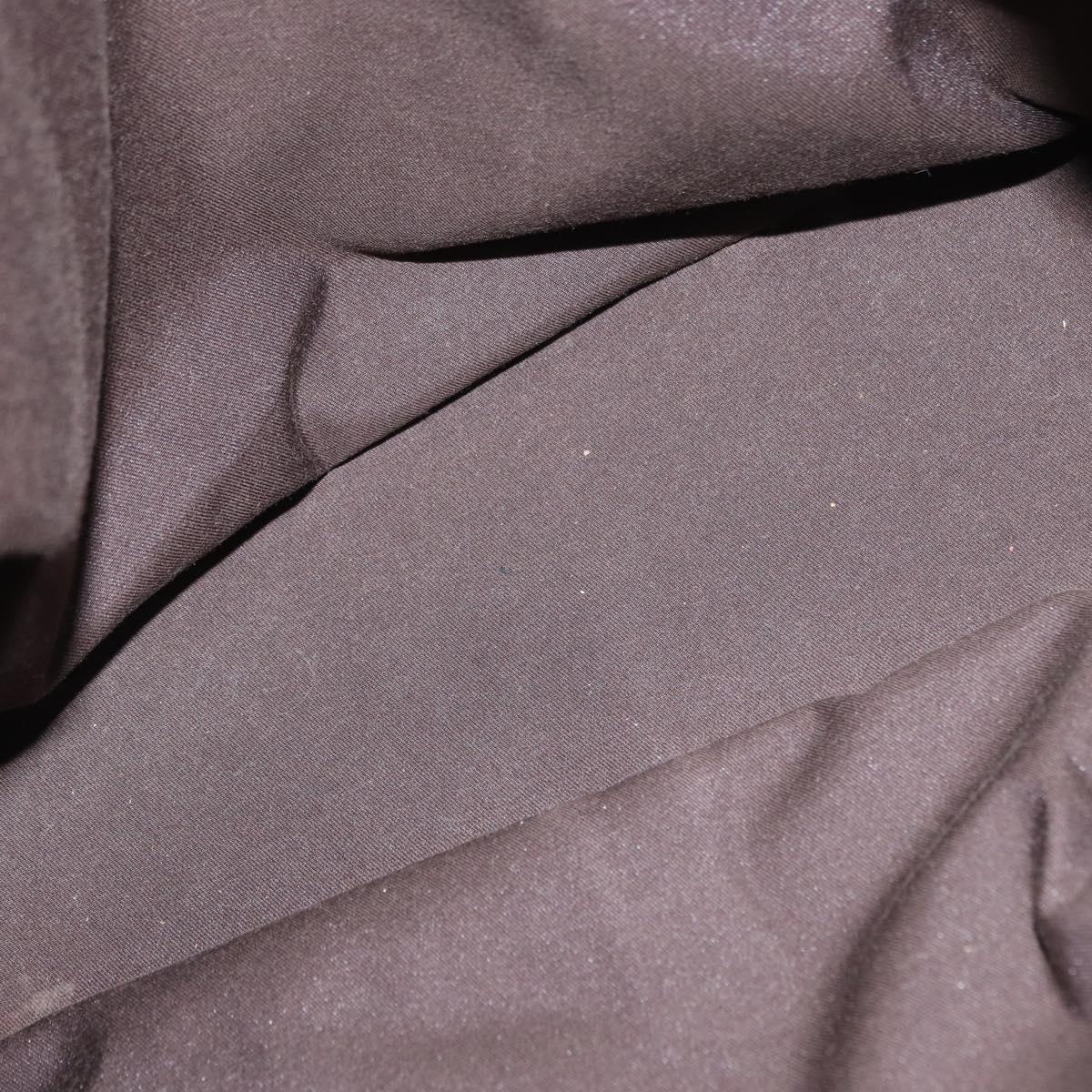 GUCCI GG Supreme Tote Bag PVC Beige Silver 141196 Auth ka187