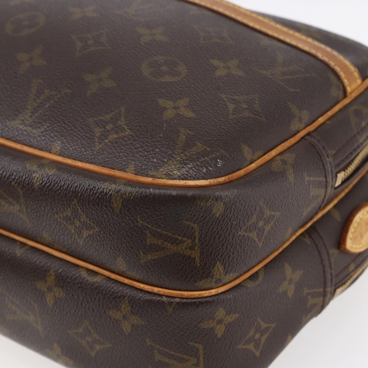 LOUIS VUITTON Monogram Reporter PM Shoulder Bag M45254 LV Auth ka190