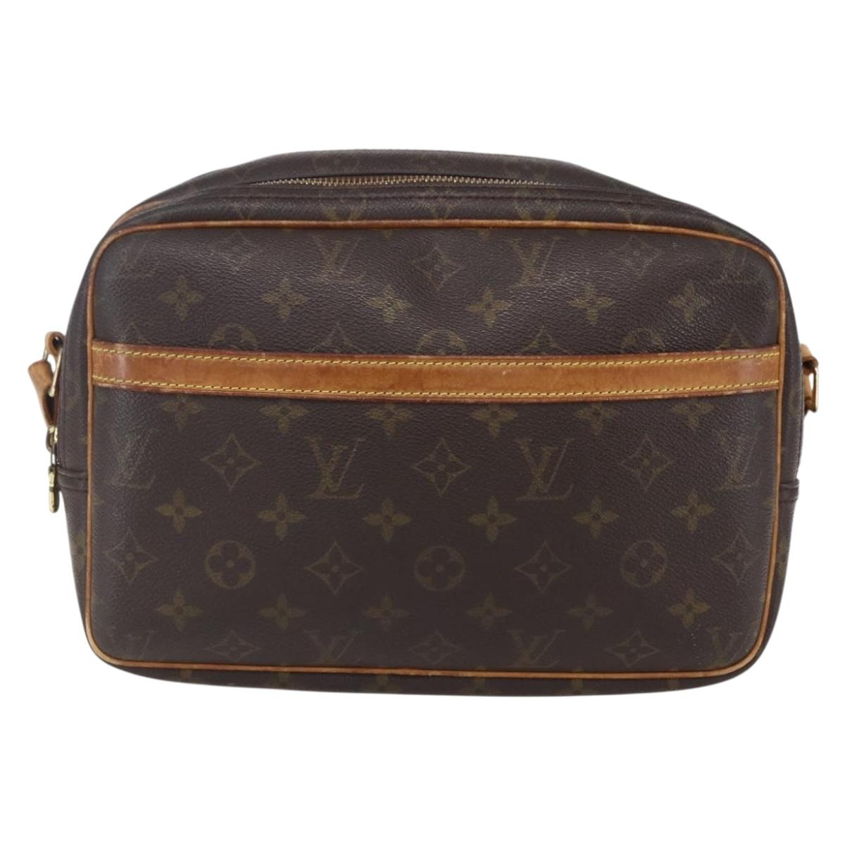 LOUIS VUITTON Monogram Reporter PM Shoulder Bag M45254 LV Auth ka190