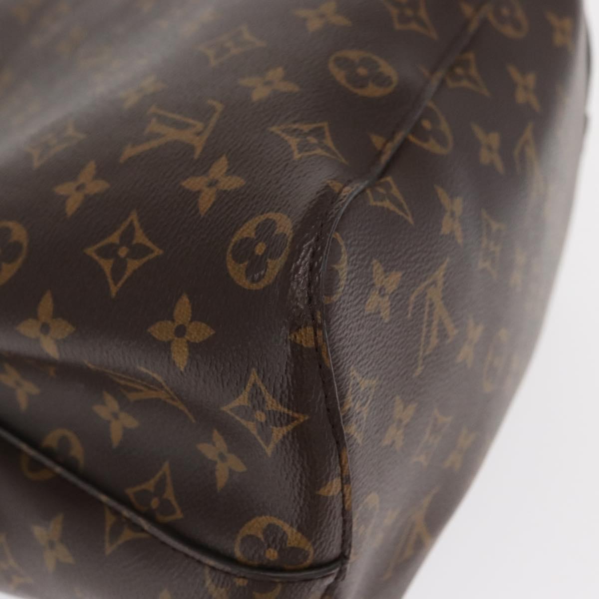 LOUIS VUITTON Monogram Neonoe Shoulder Bag Black M44020 LV Auth ka1907