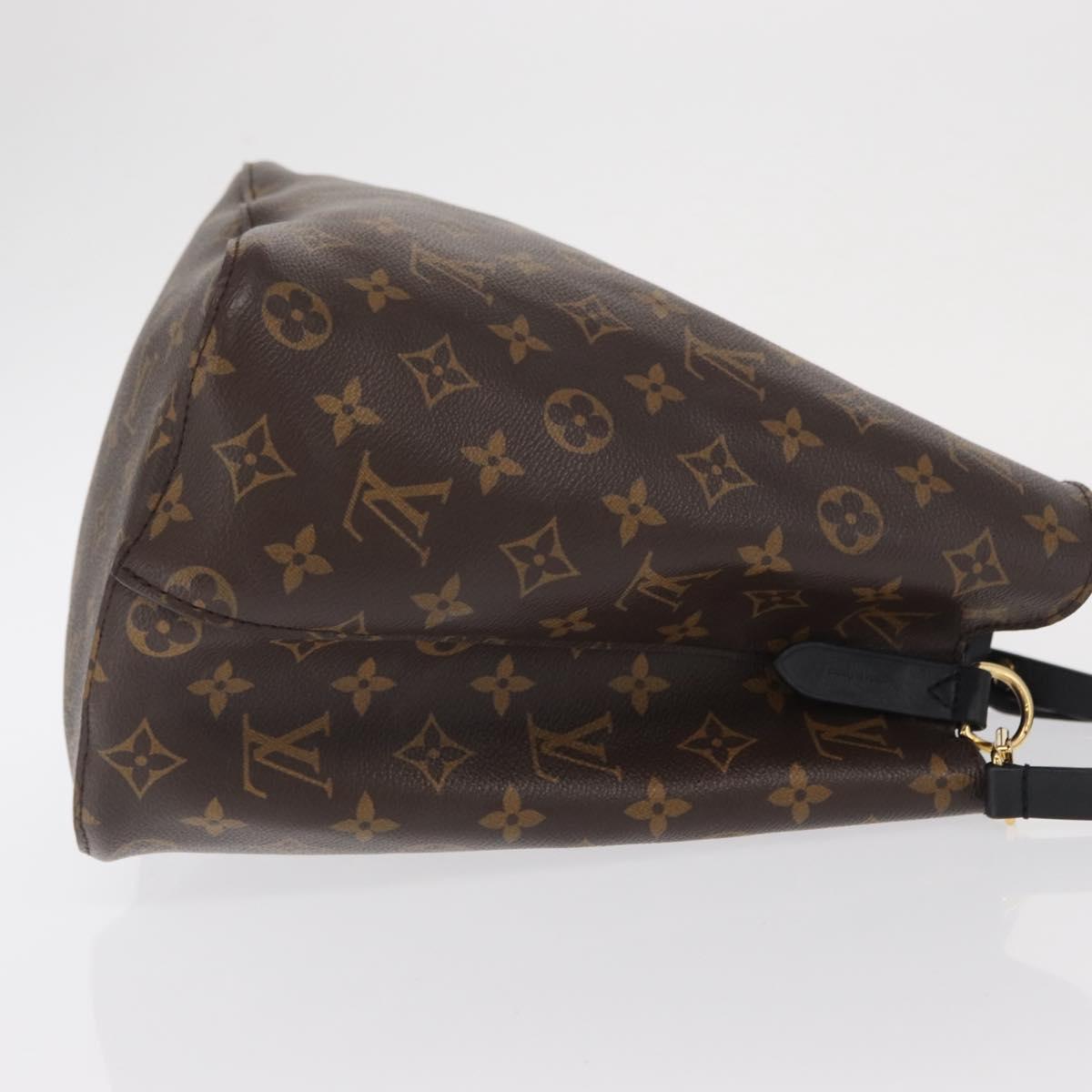 LOUIS VUITTON Monogram Neonoe Shoulder Bag Black M44020 LV Auth ka1907