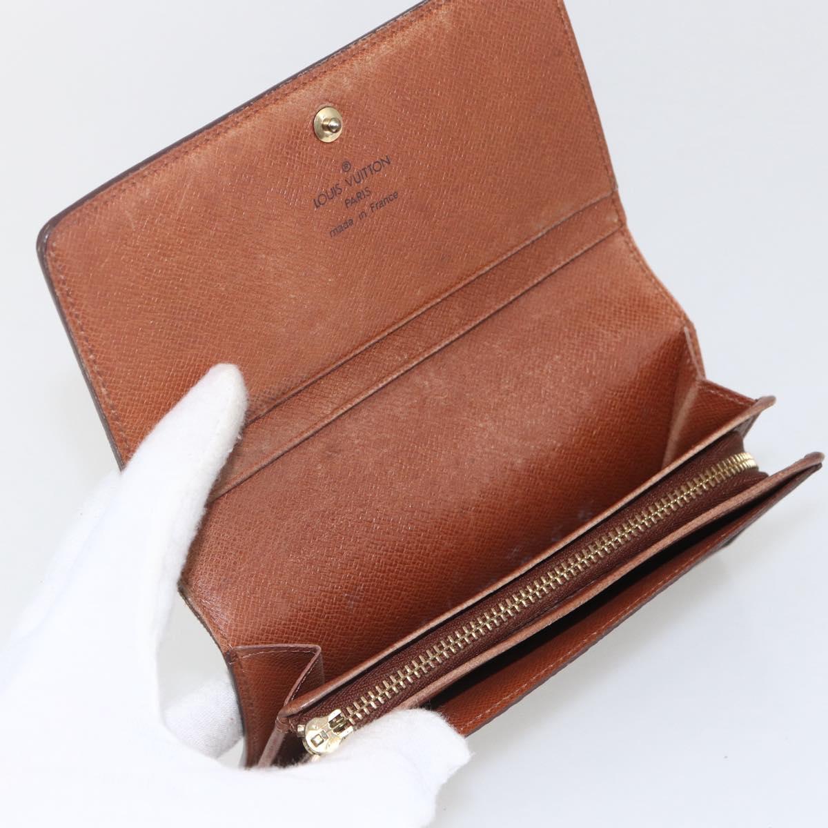 LOUIS VUITTON Monogram Wallet 4 Set LV Auth ka1915